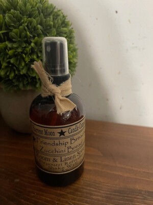 Primitive Harvest Moon Friendship Bread Zucchini Bread Room & Linen Spray 4 OZ