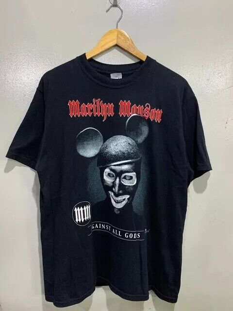 Marilyn Manson Against All God Short Sleeve Black Unisex Marilyn Manson Against All God Short Sleeve Black Unisex