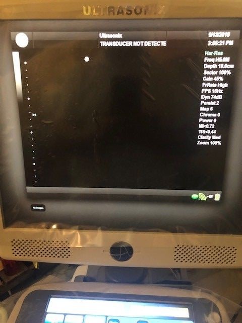 Ultrasonix Touch ultrasound parts  flat monitor