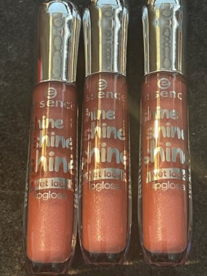 3 ESSENCE SHINE SHINE SHINE WET LOOK LIPGLOSS 23 No Brainer 0.16oz EA