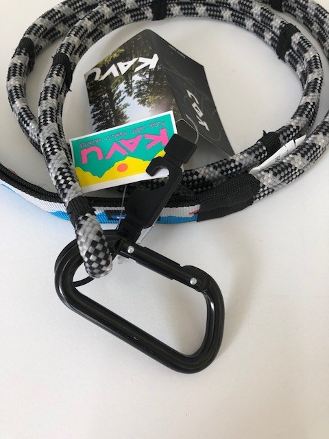 KAVU Rope Leader Dog Leash Black Smoke O/S  - Black Smoke New w/ Tags