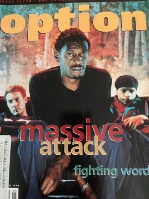 RARE OPTION MAGAZINE MASSIVE ATTACK NEUTRAL MILK HOTEL TEXAS PSYCH INDIE 1998