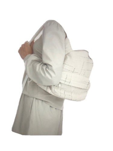 NWT Generation Love Backpack Cream Windowpane Mini Backpack LOVEVOOK Mini Backpack for Women 13in Quilted Water  main image 3