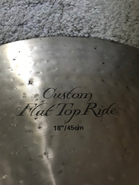 *Rare* Zildjian K Custom Flat Top Ride 18