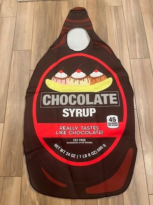 Adult Chocolate Syrup Bottle Halloween Costume