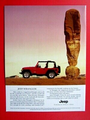 Details about   1988 Jeep Wrangler Sahara SHEIK 4 x 4 Original Print Ad 8.5 x 11"