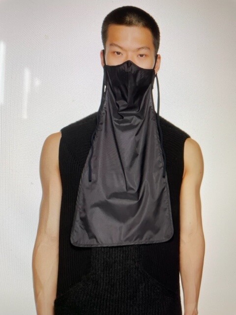 新品 RICK OWENS COTTON MASK BLACK コットンマスク 新品 RICK OWENS COTTON MASK BLACK コットンマスク