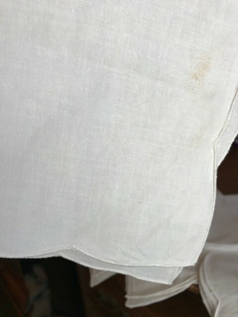 Battenburg Lace Napkins White set of 8