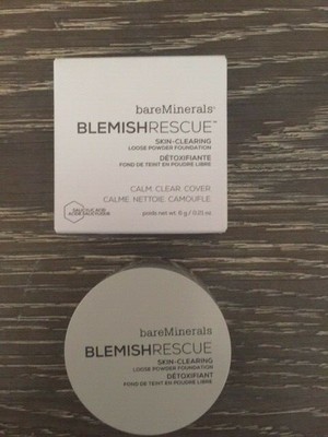 Bare Minerals Blemish Rescue skin clearing loose foundation New fairly light 1nw
