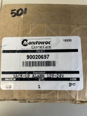 MANITOWOC #90020697 BACK-UP ALARM 12V-24V / POLLAK 41-851