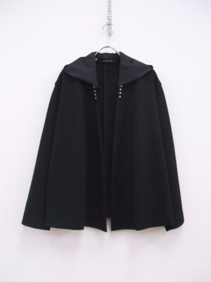 ロングジレ【Keitto】ブラック BASILE 28 Good Condition 28-77CW09 Studs 2WAY Jacket black 2