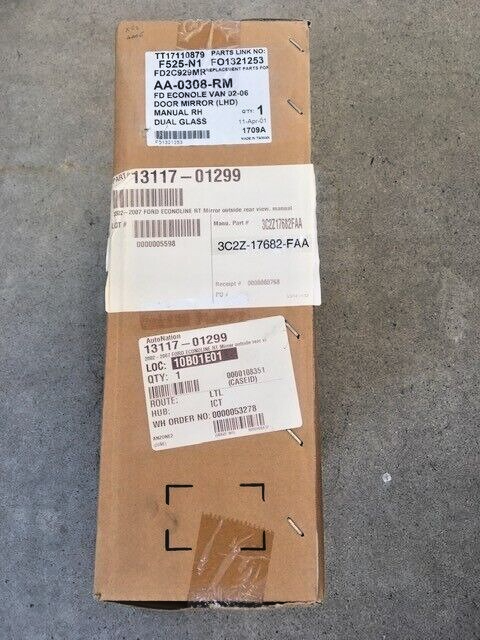 NEW 2002-2007 FORD ECONOLINE RIGHT OUTSIDE MIRROR 3C2Z 17682 NEW 2002-2007 FORD ECONOLINE RIGHT OUTSIDE MIRROR 3C2Z 17682