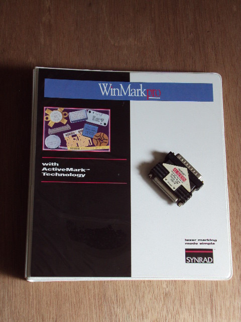 SYNRAD LASER WINMARK PRO HARDLOCK DONGLE SOFTWARE manual license engraver