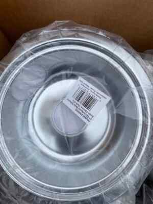 (6 PACK) Electric Range Deep Drip Pan Fits GE  & Hotpoint  Ranges, Chrome 8 in