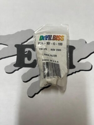 New Devilbiss PLH-MF-6-100 Final Filter 