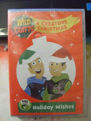 WILD KRATTS~A CREATURE CHRISTMAS~2016 NEW SEALED DVD~ANIMATED PBS HOLIDAY MOVIE