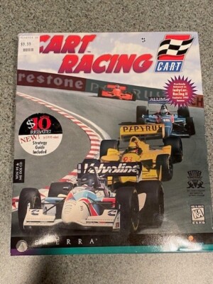Sierra Cart Racing PC Game 1996/1997 Indy Car Big Box NOS