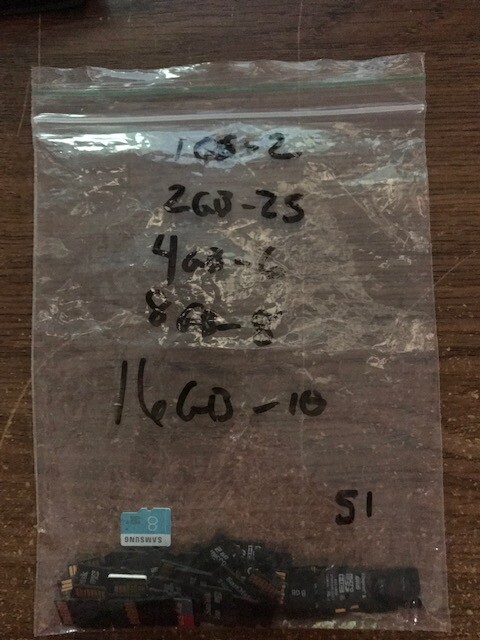 MicroSD Cards, Various Brands and Capacities - Lots of 51
