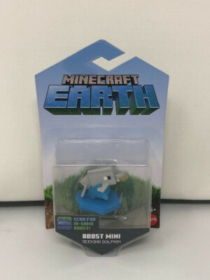 (1) NIP Minecraft: Earth Boost Mini - Seeking Dolphin - Scan for in-game boost! 