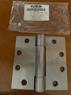 3 - Ives 3CB1HW 4.5''X4.5'' 652 Knuckle Concealed Bearing Hinge Hinges qty-3''