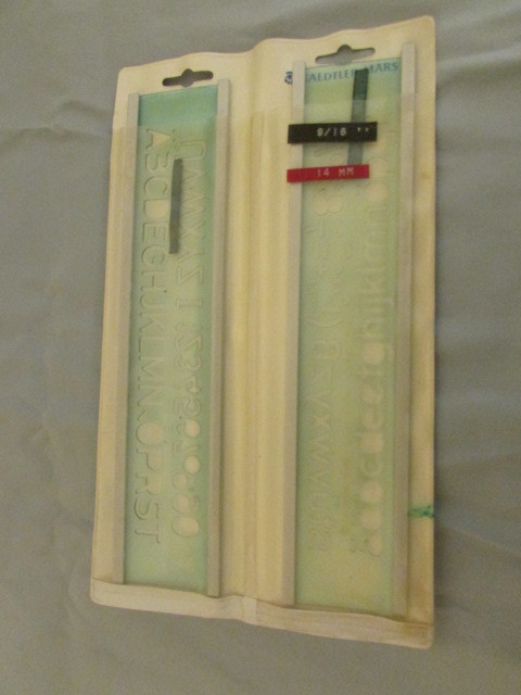 Lot of 14 Staedtler-Mars Professional Graphic Symbols Template Lettering Guide
