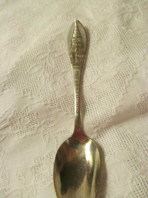 Jewel Tower~1915 San Francisco Antique Souvenir Spoon Silverplate