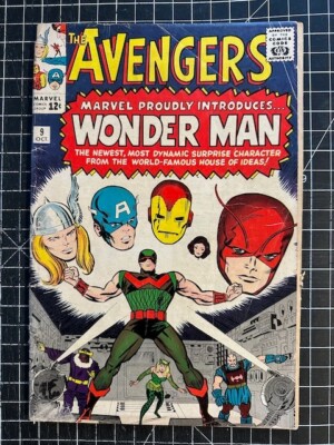 Marvel The Avengers #9 1St Wonder Man Silver Age Key