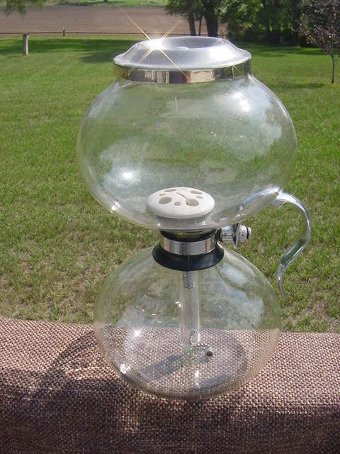 Vintage SILEX CORONADO Double Bubble/Vacuum Coffee Maker/Glass/Chrome/Pot