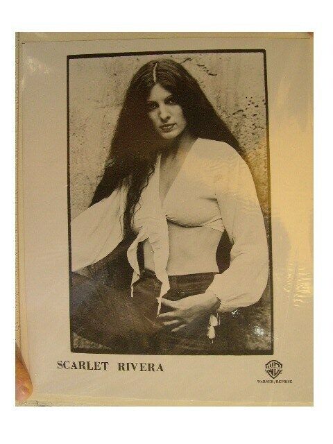 Scarlet Rivera Press Kit & Photo Scarlet Fever Rolling Thunder Revue Bob Dylan