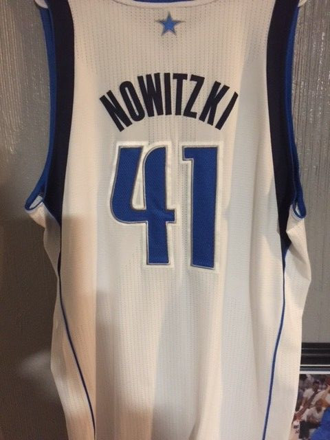 Dirk Nowitzki 2011-12 Game Used / Worn Jersey Meigray LOA--Double Double