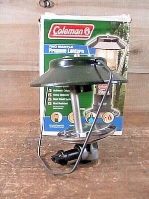 Coleman Lantern Propane Gas Double Mantle 5152D 10-98 (No Glass Globe) VINTAGE 