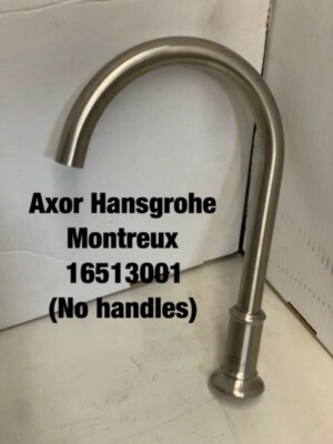 Hansgrohe Axor Montreux 16513001 Chrome Widespread Bathroom Faucet (NO HANDLES)