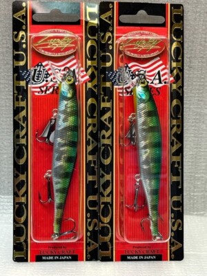 2 Lucky Craft Lightning Pointer 110SP ~ Jerkbaits ~ Suspending ~ Natl Gill ~ NIP