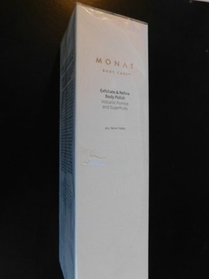 Monat Body Polish Exfoliate & Refine Volcanic Pumice Superfruits 6.7 fl oz NEW