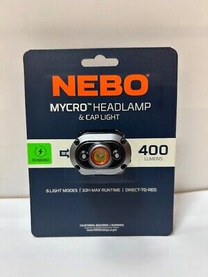 NEW MYCRO NEBO Headlamp & Cap Light NEB-HLP-0011