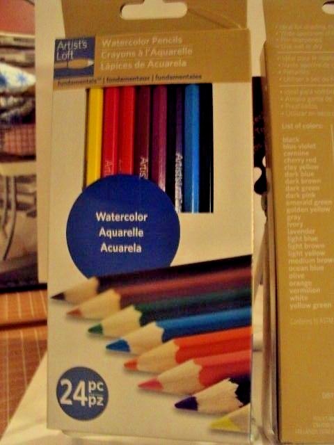 ARTIST'S LOFT ** WATER COLOR  PENCILS ** 24 PC IDEAL FOR SHADING &BLENDING