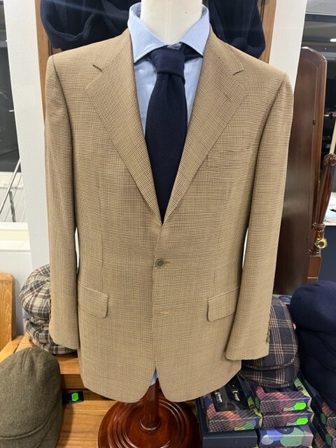 Pre-owned Brioni € 1880  Blazer Beige Man Made In Italy Tailor Made Wool Size 50 And 56