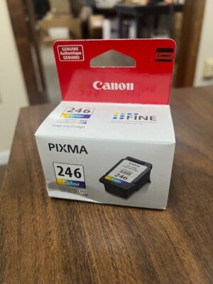 GENUINE CANON CL-246 COLOR PIXMA INK FACTORY SEALED BOX FREE SHIPPING 8281B004