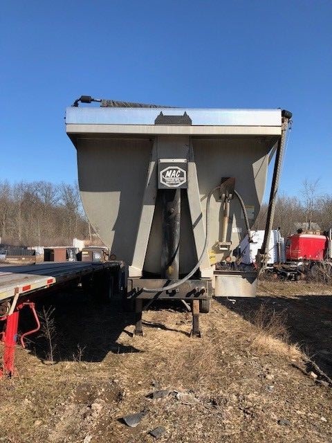 2006 MACK ROUND BOTTOM ALUMINUM DUMP TRAILER