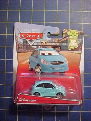 DISNEY PIXAR CARS ALLOY HEMBERGER! #95 WGP FANS SERIES 3/8!  NIP