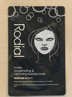 Rodial Snake Oxygenating & Cleansing Bubble Mask Freeze & Smooth New Free Ship