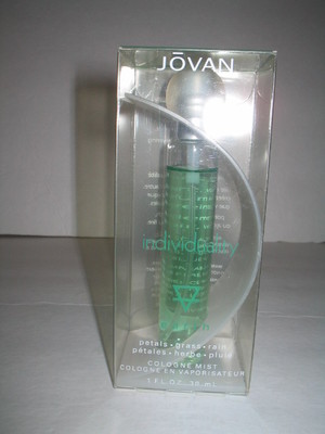 Jovan Individuality EARTH  1 oz Spray Cologne Mist Boxed New Old Stock