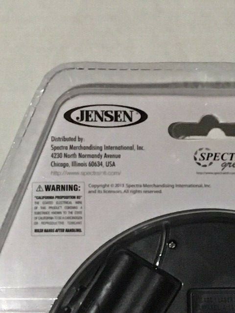 Jensen CD-60B Portable Cd Player Brand New In Original Package 60 Sec Anti Skip