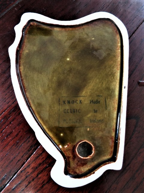 Vintage Knock Irish Pottery Ashtray Ireland