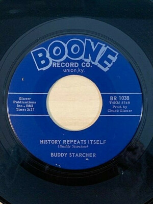 BUDDY STARCHER: History Repeats Itself / Sniper's Hill - 1966 - 45RPM -  NM