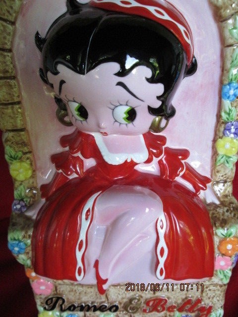 Huge ROMEO & BETTY BOOP COOKIE JAR Star Treasure Craft LimEd #726 of #1000 King