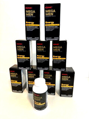 9x GNC Mega Men **Energy**   *4/24*  One Daily Multivitamin for Men,  60 Ct/ea