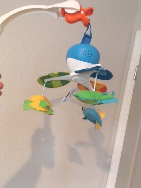 Tiny Love Take Along Mobile, Animal Friends, Blue Battery Operated entertainer