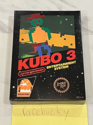 Kubo 3 (Nintendo NES) NEW SEALED MINT, RARE LIMITED RUN GAMES LRG!