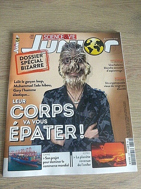 Revue   Science&Vie Junior   NÂ° 359   AoÃT 2019  /   Leur Corps Va Vous Epater !